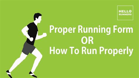 Proper Running Form For Beginners   Running Proper Form Injury Free ...
