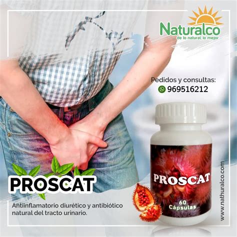 Proscat para la prostata  tratamiento natural Nathuralco.com
