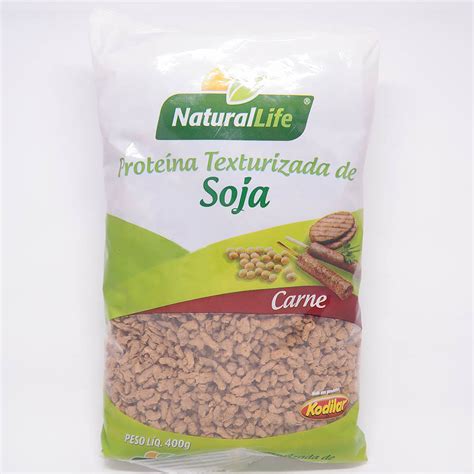 Proteína Texturizada De Soja De Carne 400g   Natural Life   Espaço ...