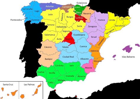 Provincias de España | Saber es práctico