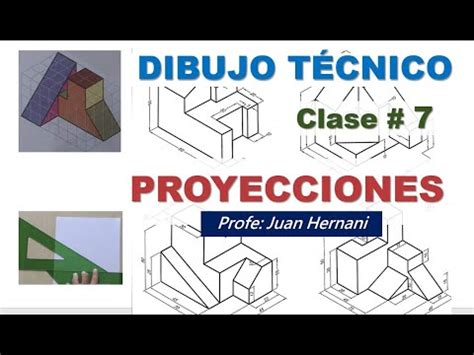 Proyecciones Isométricas y ortogonales   Dibujo Técnico ...
