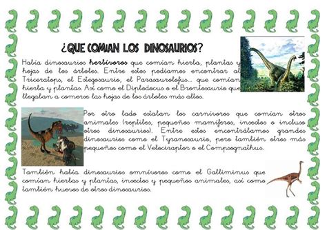 PROYECTO DE LOS DINOSAURIOS … | Proyectos de dinosaurios, Dinosaurios ...
