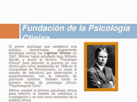 Psicologia clínica Pasado y Presente