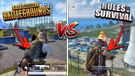 PUBG Mobile vs. Rules of Survival!  Which Game is Better ...