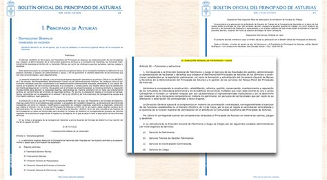 Publicado en el BOPA el Decreto por el que se establece la estructura ...