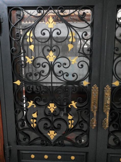 Puerta de hierro forjado puerta precios Puertas ...