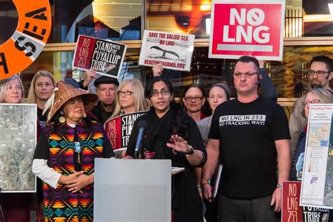 Puget Sound Energy LNG Protest | CM Sawant hosted a press ...