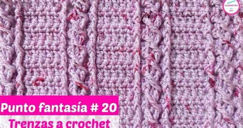 PUNTO A CROCHET TRENZAS EN RELIEVE # 20 | Crochet.eu