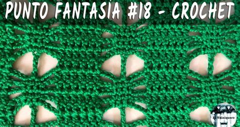 Punto fantasía #18 – Punto araña #5 – Crochet – Tutorial paso a paso ...