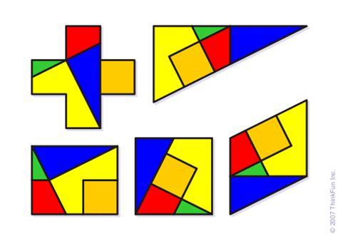 Puzzle Playground   Trapezoidal Tangram Solution   ClipArt ...