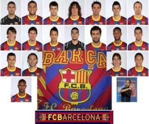 Puzzles de Plantilla del Fútbol Club Barcelona 2010 11 rompecabezas ...