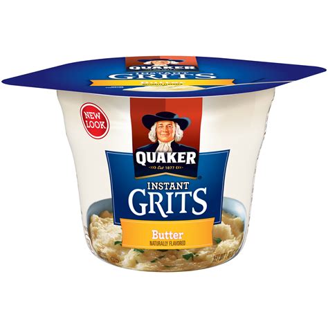 Quaker Butter Instant Grits 1.48 oz. Cup   Walmart.com ...