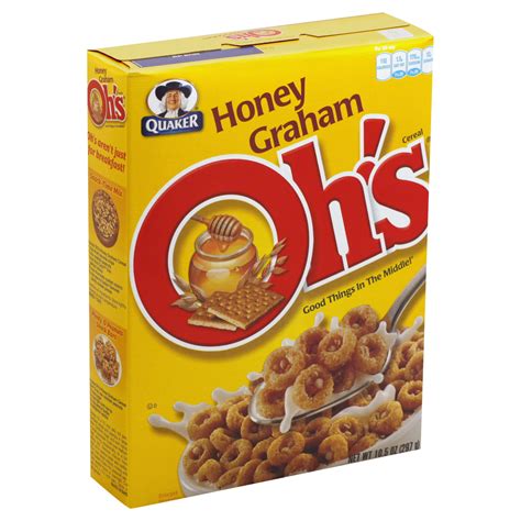 Quaker Cereal, Honey Graham, 10.5 oz  297 g    Food ...