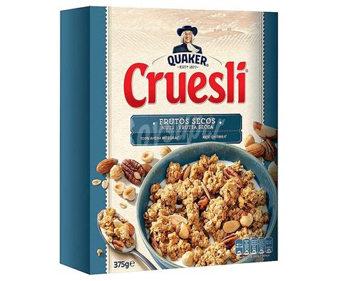 Quaker Cereales muesli con frutos secos Cruesli 375 g