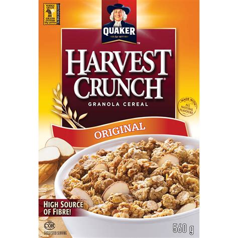 Quaker Harvest Crunch Original Granola Cereal | Walmart Canada