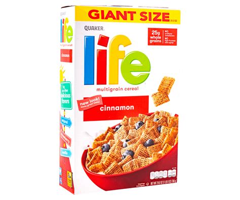Quaker Life Multigrain Cereal Cinnamon Giant Size ...