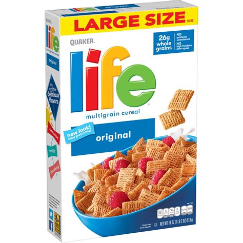 Quaker Life Multigrain Cereal, Original, 18 oz Box ...