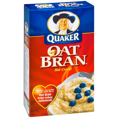 Quaker Oat Bran Hot Cereal 16 oz. Box | La Comprita