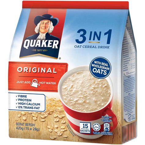 Quaker Oat Cereal 3 in 1 Original  420g