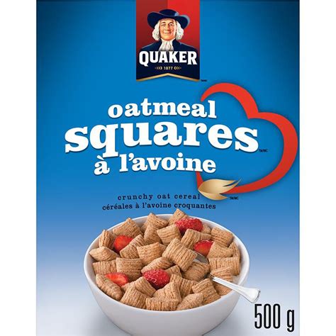 Quaker Oatmeal Squares Crunchy Oat Cereal | Walmart Canada