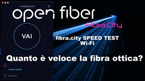 Quanto è veloce la fibra ottica? Speed test FTTH in Wi Fi   YouTube