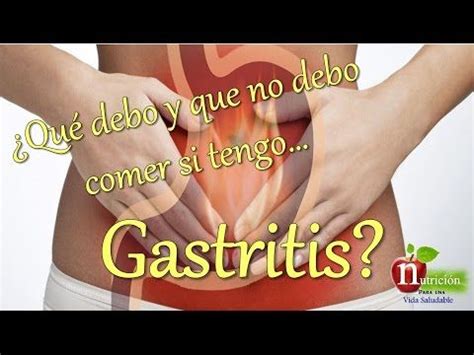 ¿Qué debo y que no debo comer si tengo gastritis?   YouTube | Recetas ...