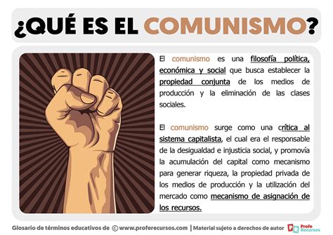 Qué es el Comunismo | Definición de Comunismo