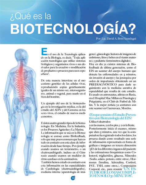 ¿Qué es la BIOTECNOLOGÍA? | Tu Salud Cuernavaca