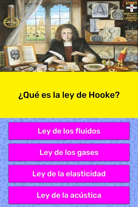 ¿Qué es la ley de Hooke? | La respuesta de Trivia | QuizzClub