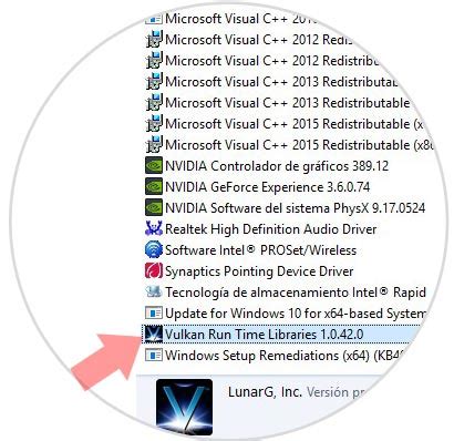 Qué es programa Vulkan Run Time Libraries Windows 10 ...