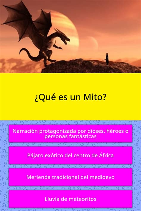 ¿Qué es un Mito? | Las Preguntas Trivia | QuizzClub
