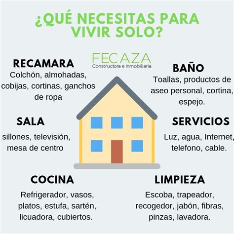 ¿Qué necesitas para vivir solo? | Consejos para mudanzas, Consejos de ...