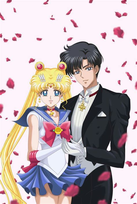 Que pareja mas romantica | Marinero manga luna, Sailor moon, Dibujos de ...