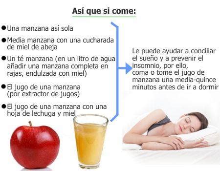 ¿Qué pasa si tomas jugo de manzana antes de dormir ...