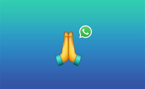 Que significa el emoji de las manos juntas en WhatsApp