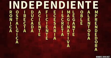 Qué significa independiente