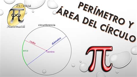Qué significa Pi, Perímetro y Área del círculo   YouTube