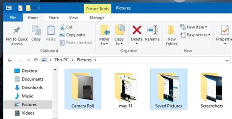 ¿Qué son las carpetas de rollo de cámara y fotos guardadas en Windows ...