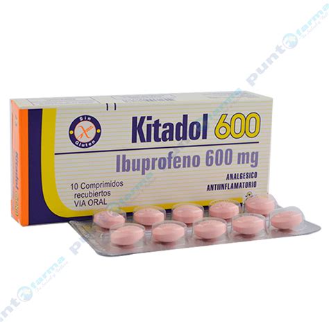 #QUEDATEENCASA   Punto Farma | Kitadol 600 ibuprofeno ...