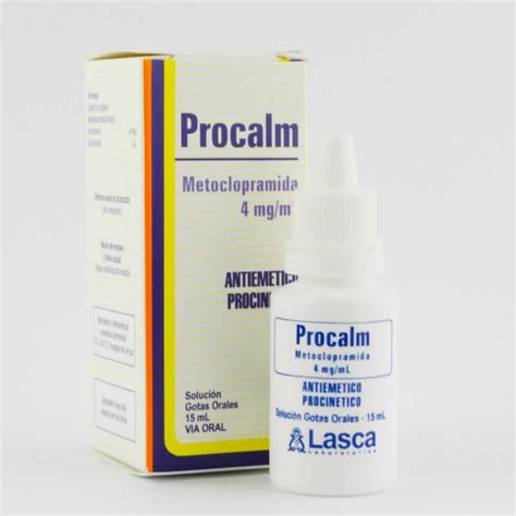 #QUEDATEENCASA   Punto Farma | Procalm Metoclopramida 4 mg/ml ...