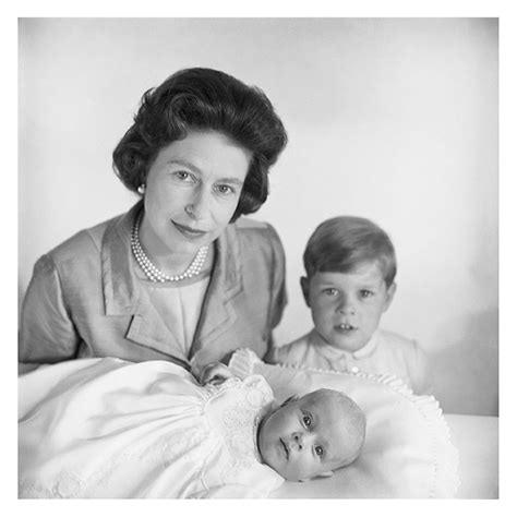 Queen Elizabeth II with Prince Edward and Prince Andrew ...