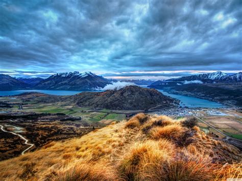Queenstown New Zealand Beautiful Landscape Hd Desktop ...