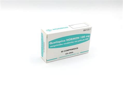 QUETIAPINA NORMON 100 mg COMPRIMIDOS RECUBIERTOS CON ...