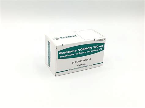 QUETIAPINA NORMON 300 mg COMPRIMIDOS RECUBIERTOS CON ...