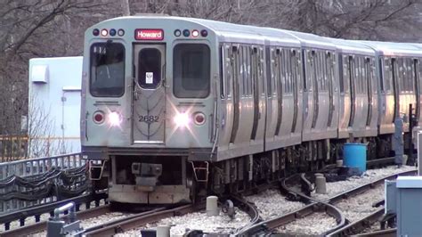 Quick CTA Train Scenes at Howard   YouTube