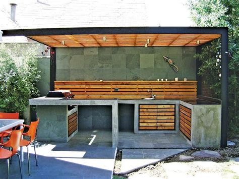 quinchos modernos   Buscar con Google | Modern patio, Outdoor kitchen ...