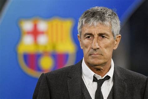 Quique Setién, destituido como entrenador del FC Barcelona