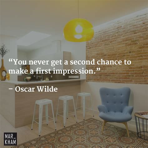 Quote of the day: First impression is key. Markham Stagers | Barcelona ...