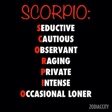 Quotes About Scorpio Zodiac Sign. QuotesGram