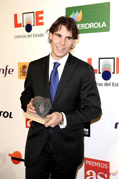 Rafa Nadal en los Premios As del Deporte 2010